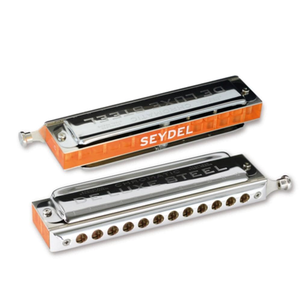 seydel harmonicas seydel 54480 steel deluxe chromatic harmonica #style_key-lf