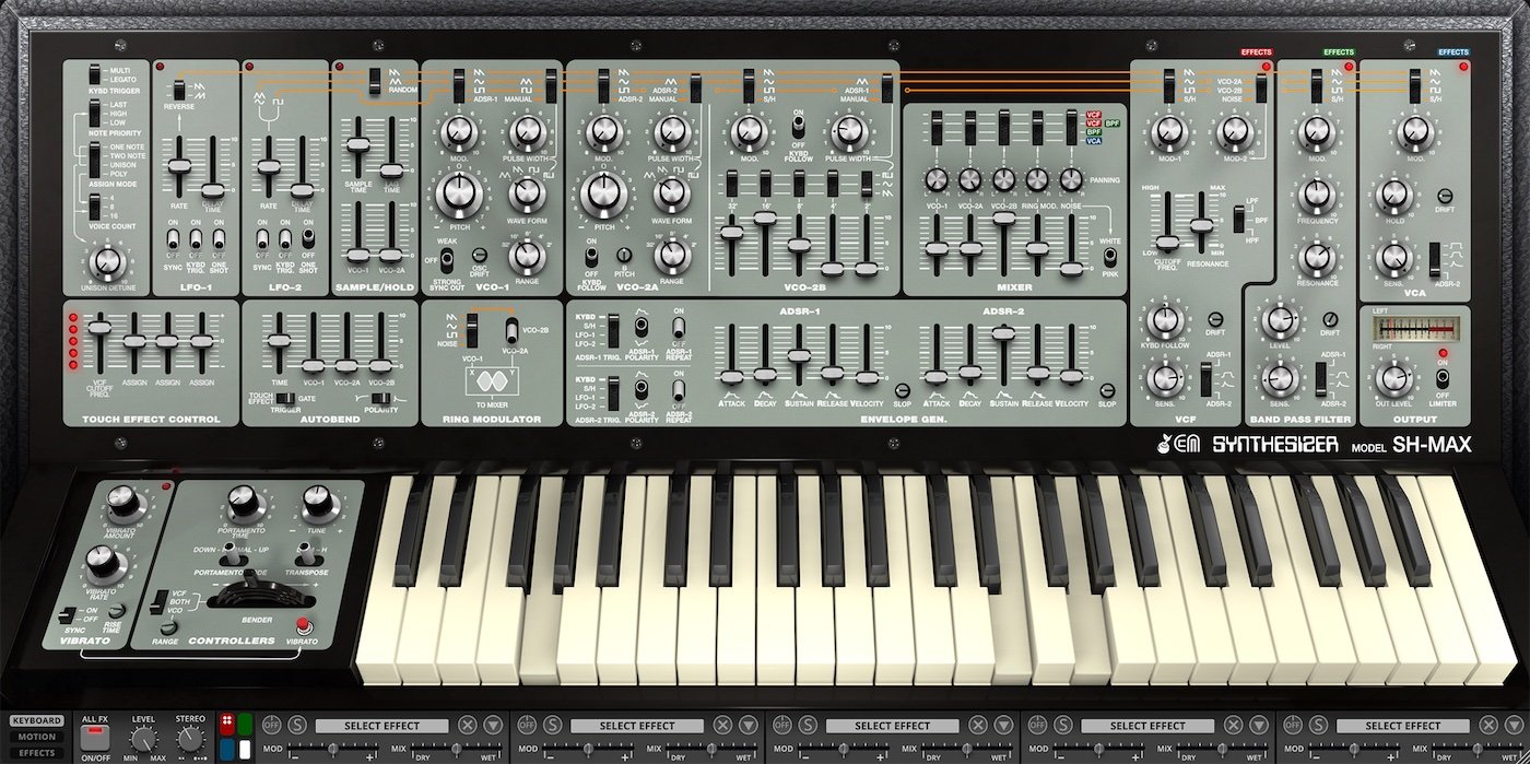 Cherry Audio SH-MAX Synthesizer