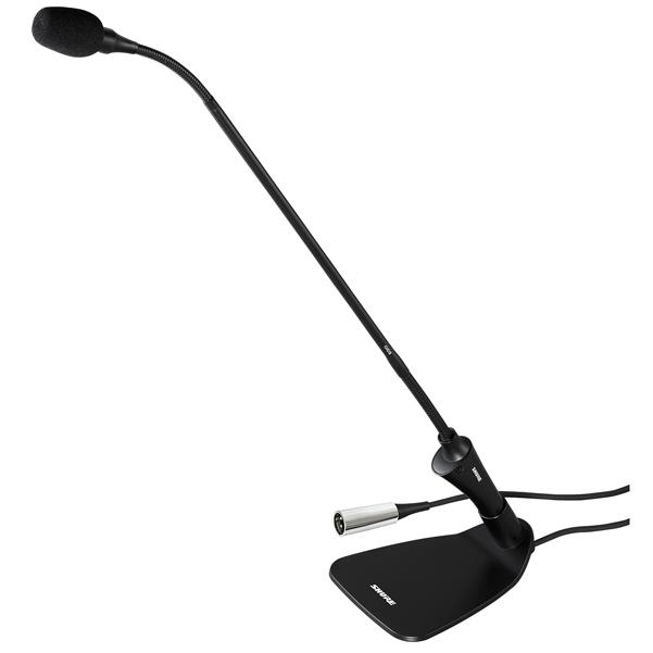 shure condenser microphones shure centraverse cvg18-b/c gooseneck condenser microphone