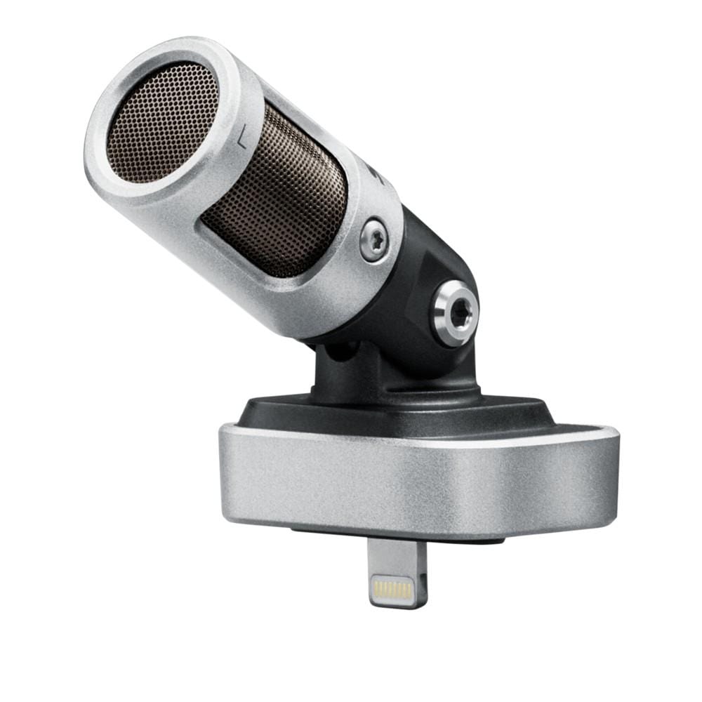 shure condenser microphones shure motiv mv88 digital stereo condenser microphone for ios