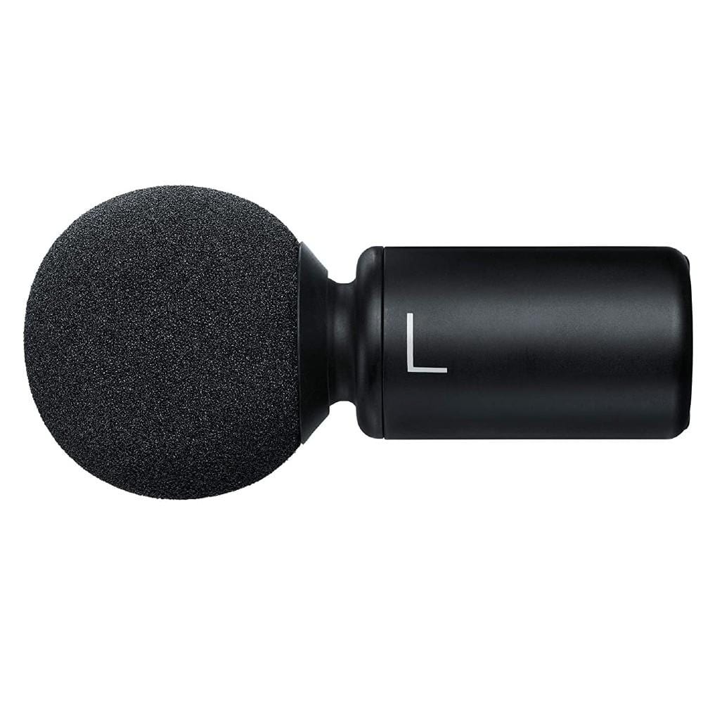 shure condenser microphones shure mv88 plus video kit with digital stereo condenser microphone- black