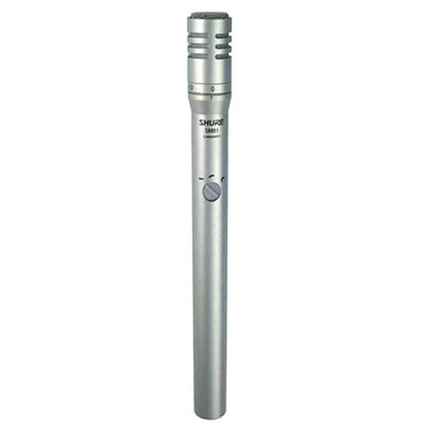 Shure SM81 LC Phantom Cardioid Condenser Instrument Microphone