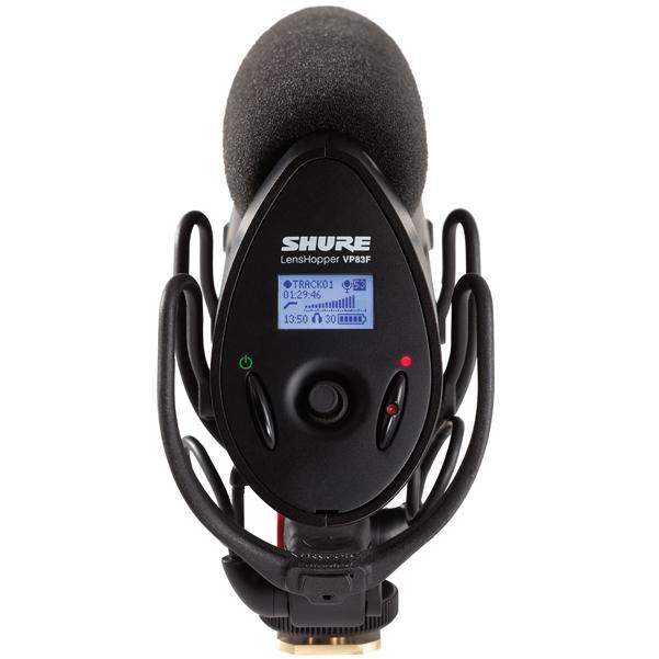 shure condenser microphones shure vp83f lenshopper camera-mount condenser microphone with integrated flash recording