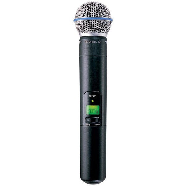 shure dynamic microphones shure slx2/beta58 wireless handheld transmitter microphone