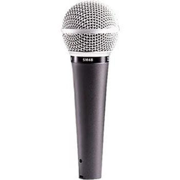 shure dynamic microphones shure sm48-lc dynamic cardioid vocal microphone - open box