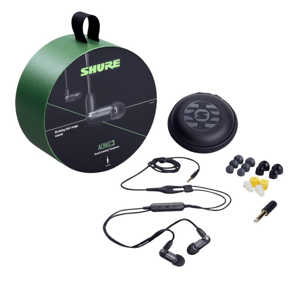 shure earphones black shure se31bauni-a sound isolating earphones