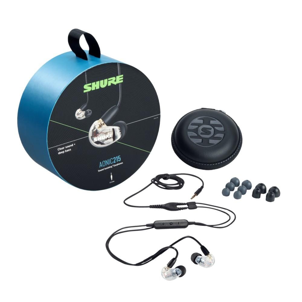 shure earphones clear shure se215dy+uni-a se215 earphone #color_clear