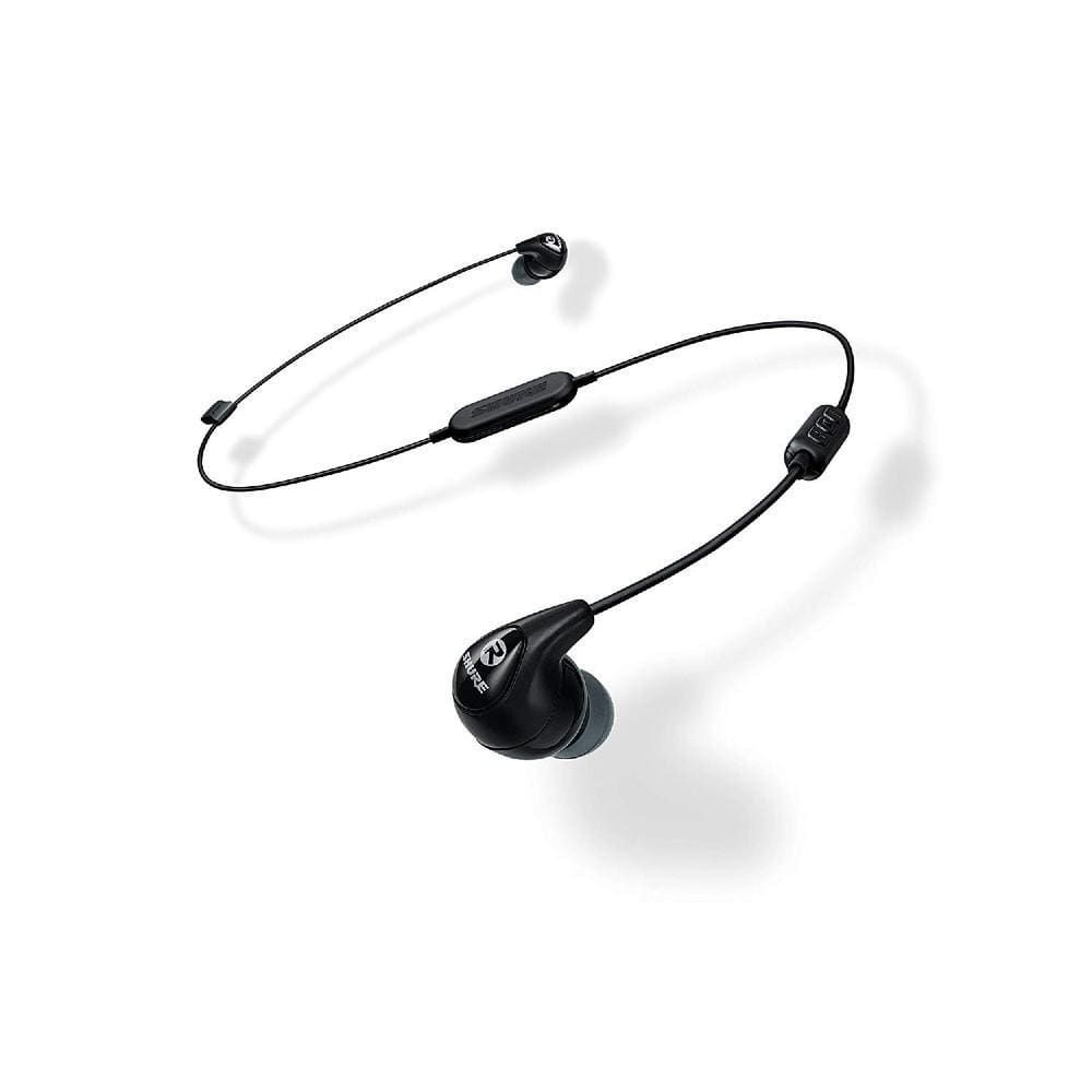 shure earphones shure se112-k-bt1 wireless sound isolating earphones