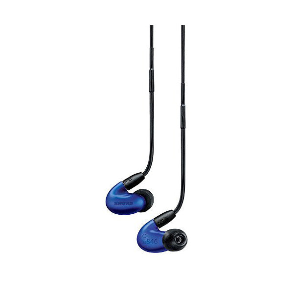 shure earphones shure se846-blu-a earphones