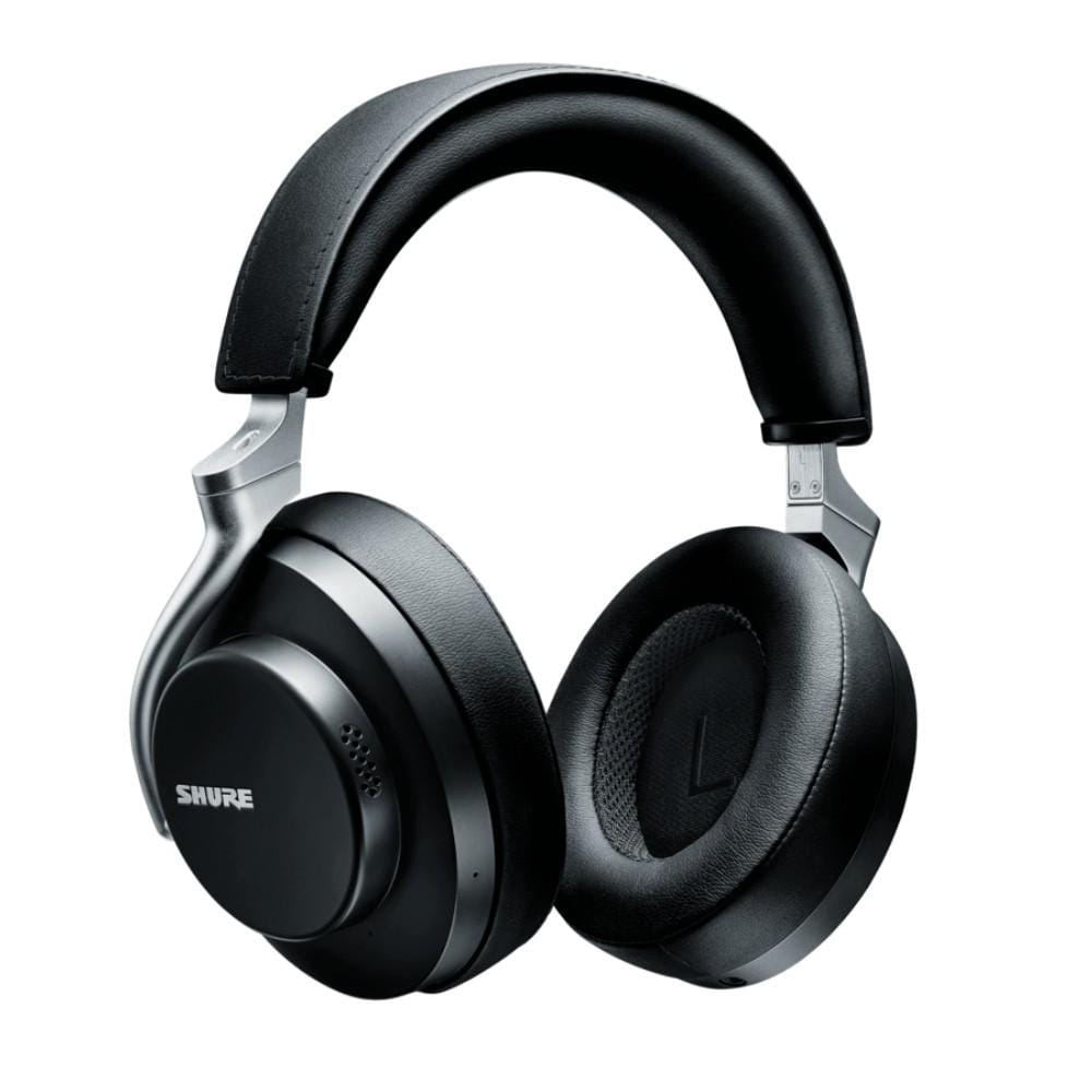shure headphones black shure aonic 50 sbh2350 wireless noise-canceling headphones #color_black