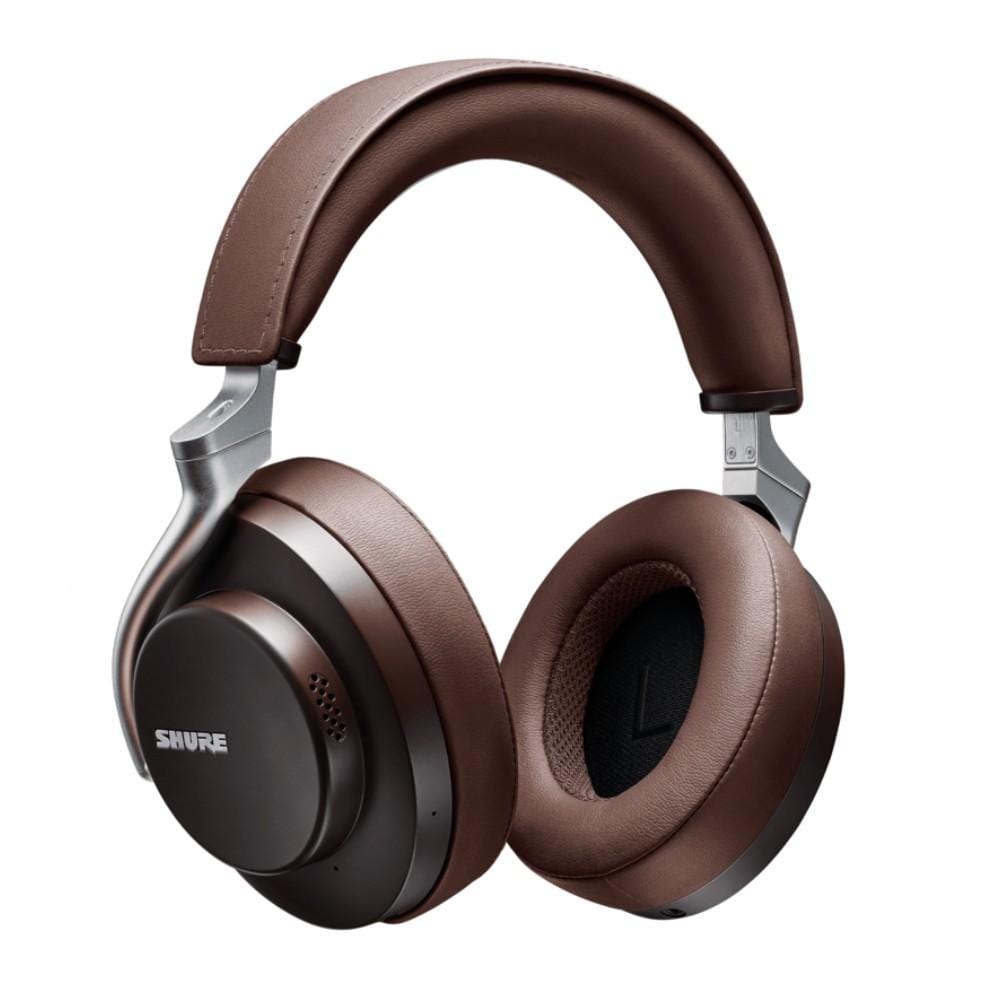 shure headphones dark brown shure aonic 50 sbh2350 wireless noise-canceling headphones #color_dark-brown