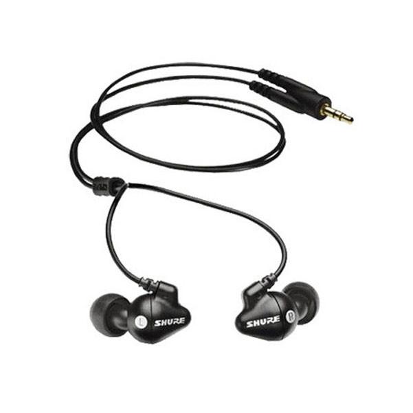 shure headphones shure se102-k-kce sound isolating earphone