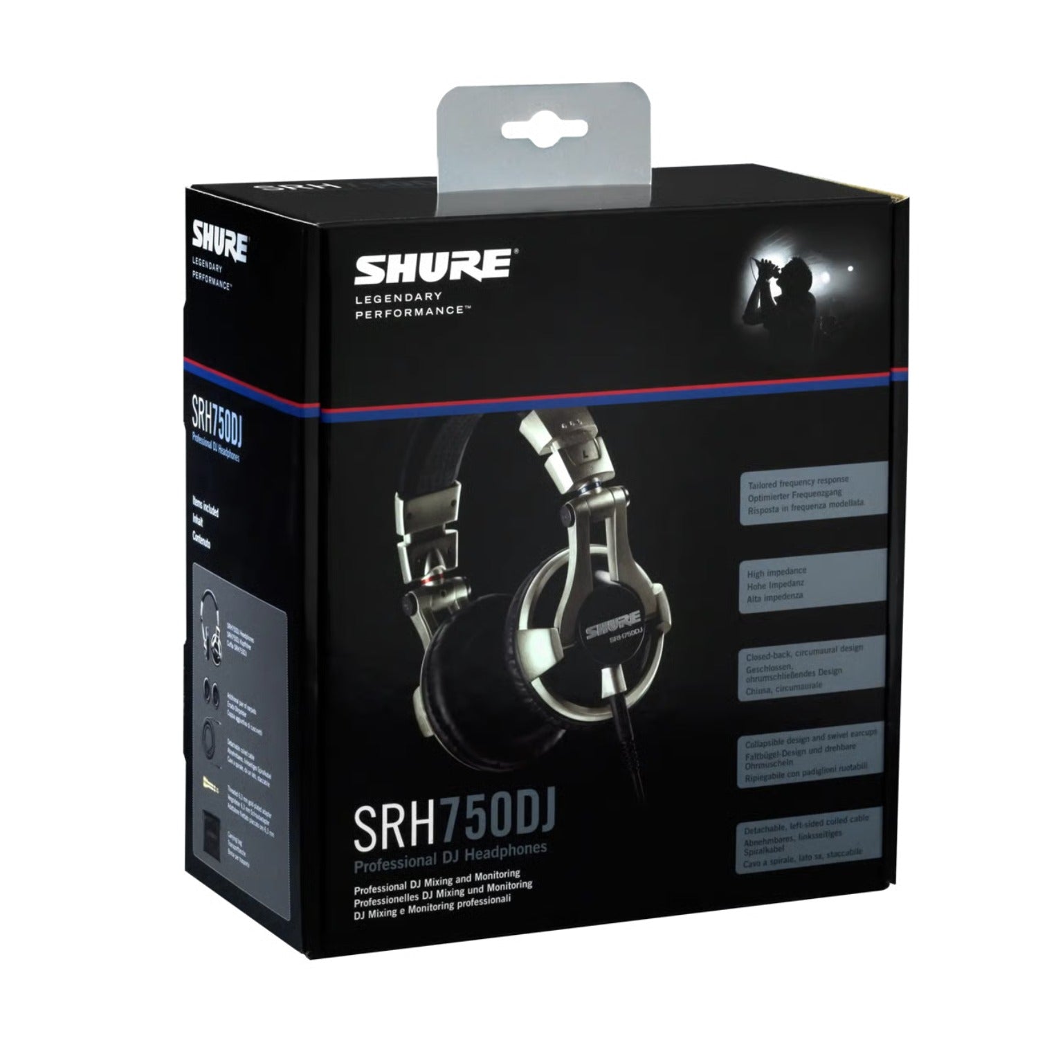 Shure Headphones Shure SRH750DJ Professional DJ Headphones