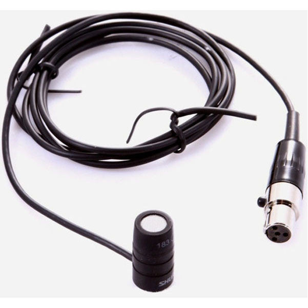 shure lavalier microphones shure wl183 omnidirectional lavalier microphone