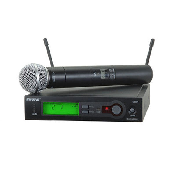 shure signal processors shure slx24-sm58 wireless microphone system