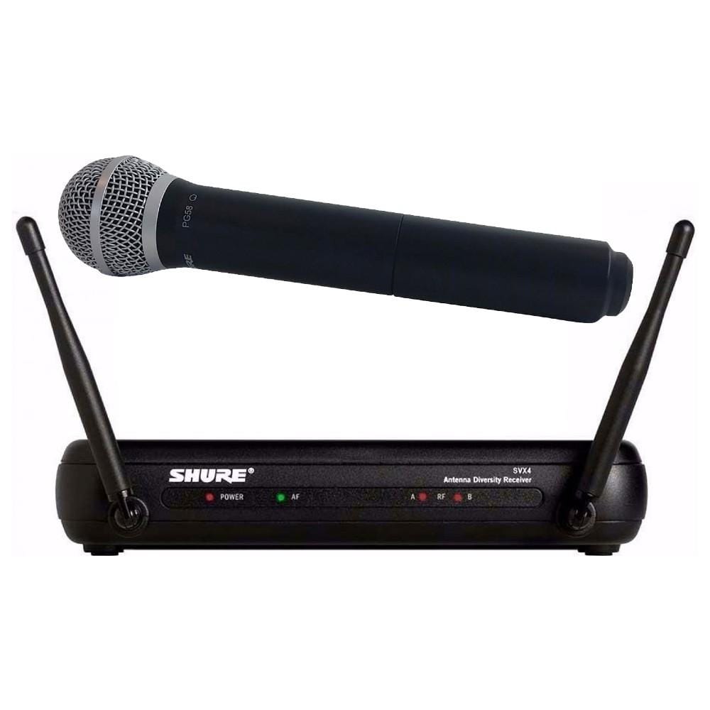 shure wireless systems p12 shure svx24in/pg58 wireless vocal system with power supply