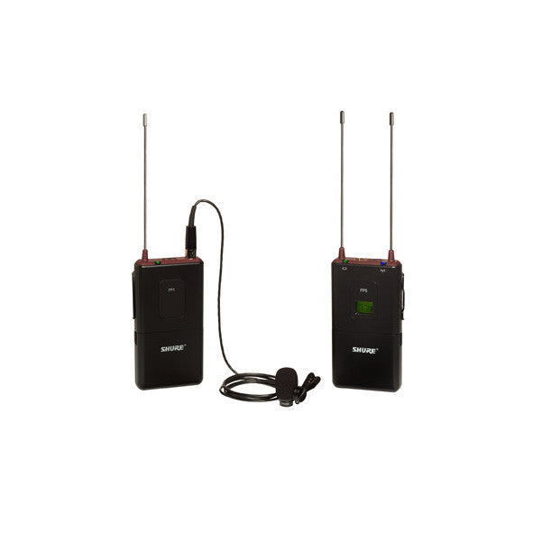 shure wireless systems shure fp15/83 lavalier wireless system