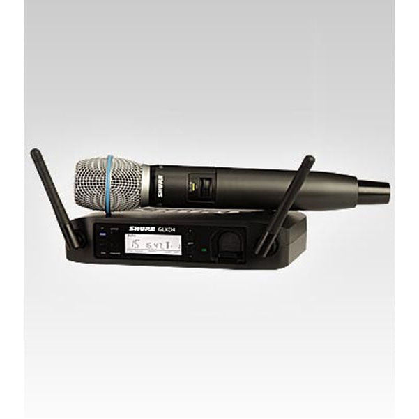 shure wireless systems shure glxd24wb87a handheld wireless system