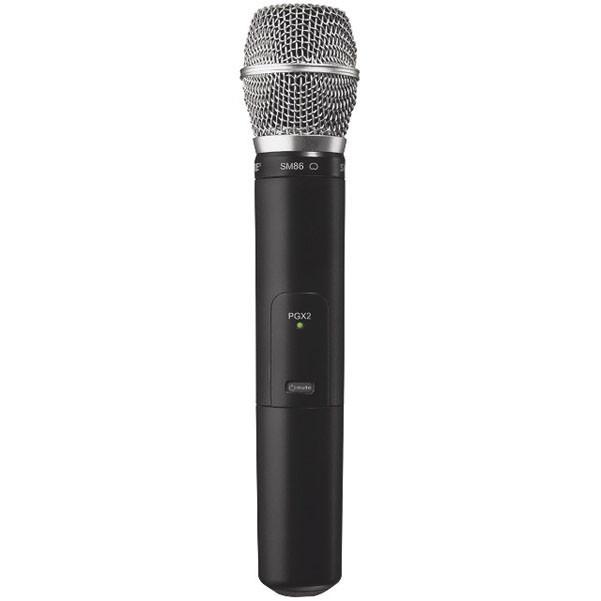 shure wireless systems shure pgx2/sm86 handheld wireless transmitter