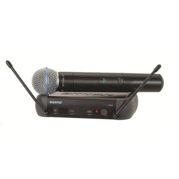 shure wireless systems shure pgx24/beta58 uhf handheld wireless system