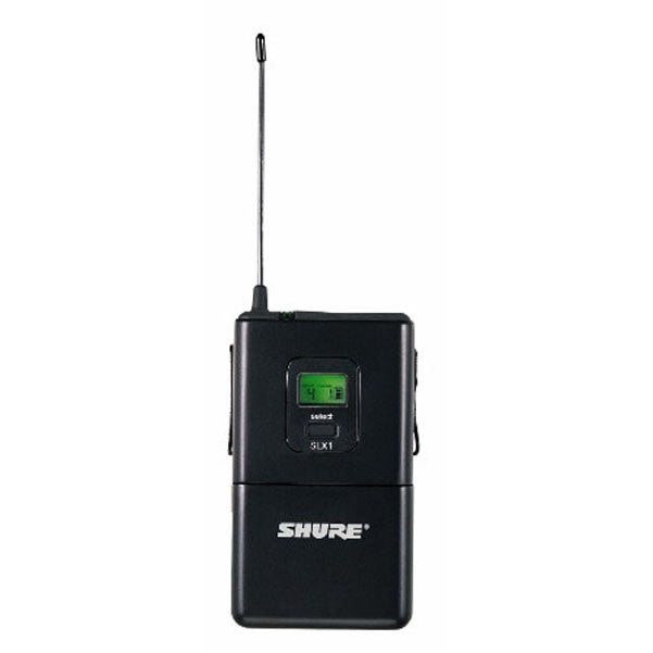shure wireless systems shure slx1 wireless bodypack transmitter