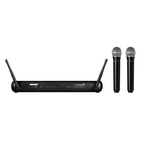 shure wireless systems shure svx288/pg28 dual vacal wireless system
