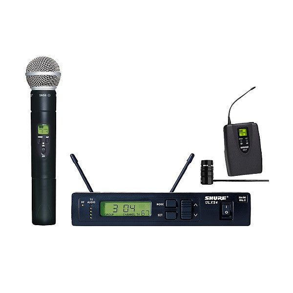 shure wireless systems shure ulxs 124/85 combo wireless system