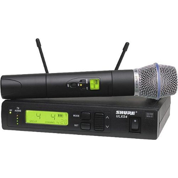 shure wireless systems shure ulxs24/beta87a handheld wireless system