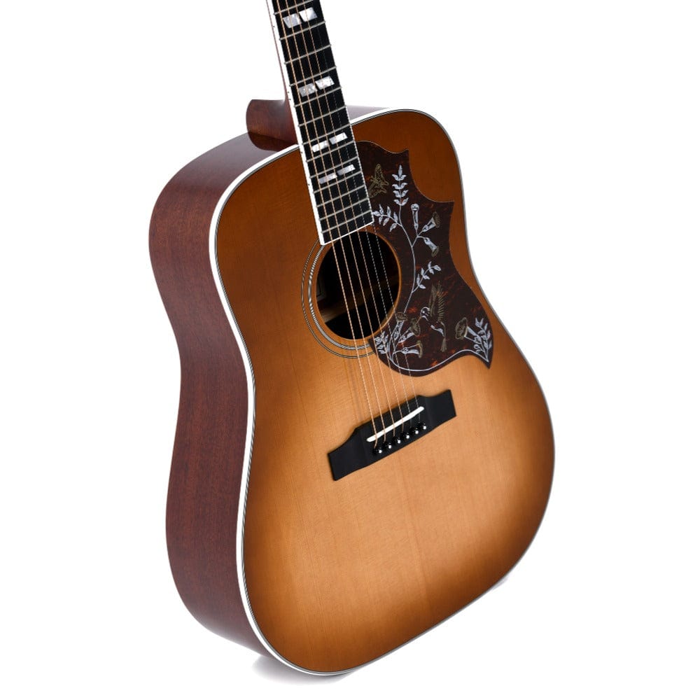 sigma electro acoustic guitars heritage cherry sunburst sigma dm-sg5 fishman sonitone dreadnought electro acoustic guitar