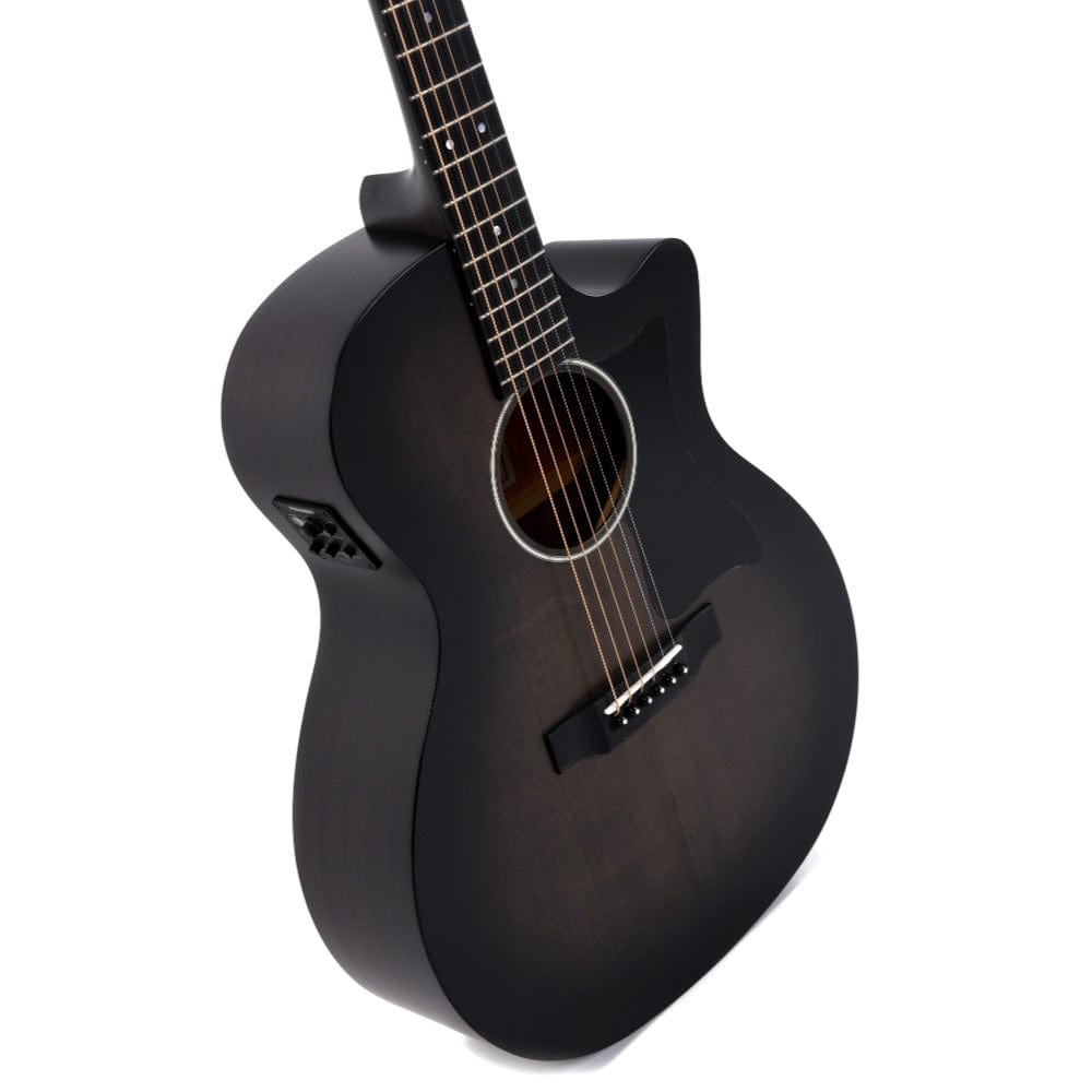 sigma electro acoustic guitars sigma gmc-ste-bkb 6 string electro acoustic guitar