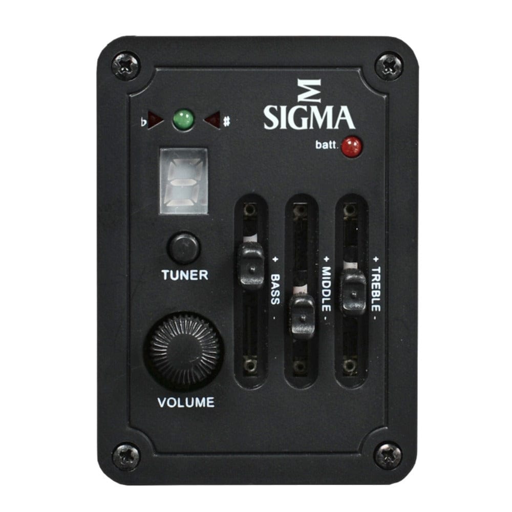 sigma electro acoustic guitars sigma tm-12e 6 string electro acoustic travel guitar