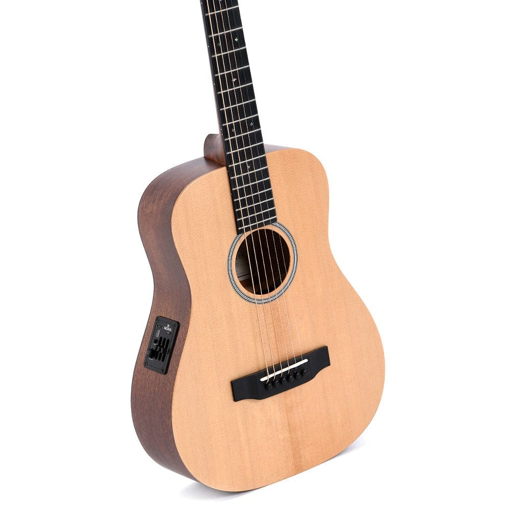 sigma electro acoustic guitars sigma tm-12e 6 string electro acoustic travel guitar