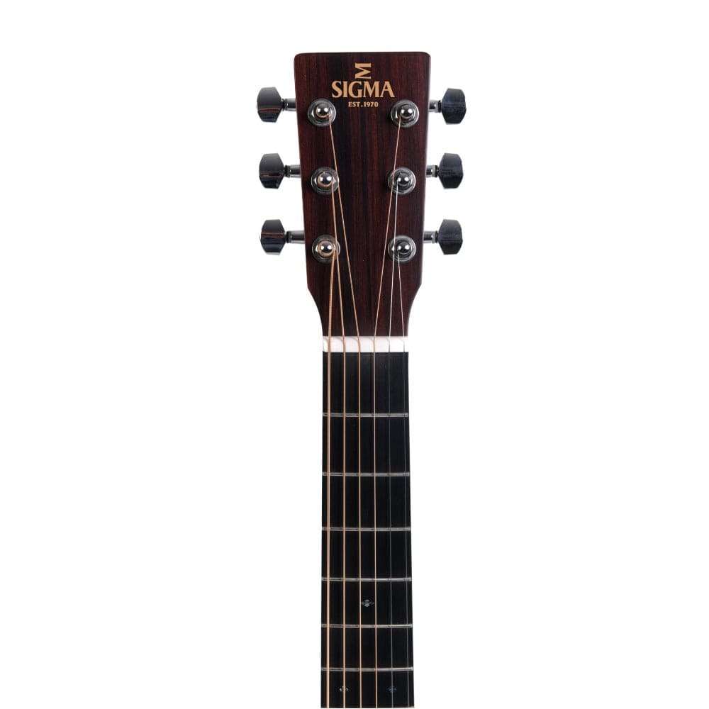 sigma electro acoustic guitars sigma tm-15e 6 string electro acoustic travel guitar