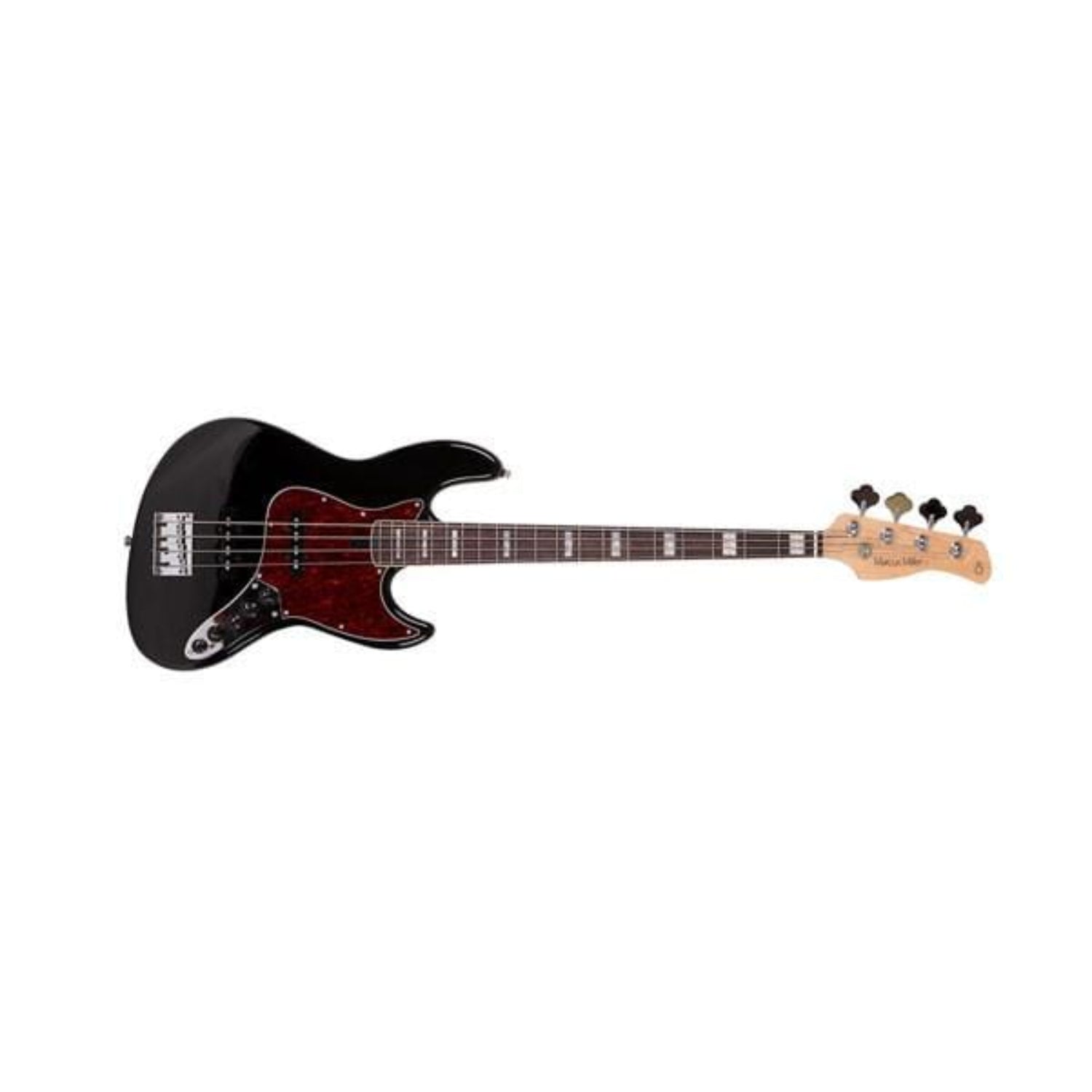 sire bass guitars black sire marcus miller v7 alder-4 4-string electric bass guitar #color_black
