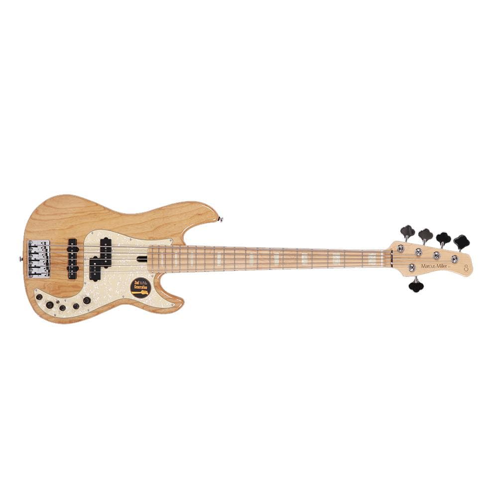 sire bass guitars natural sire marcus miller p7 swamp ash 5-string electric bass guitar