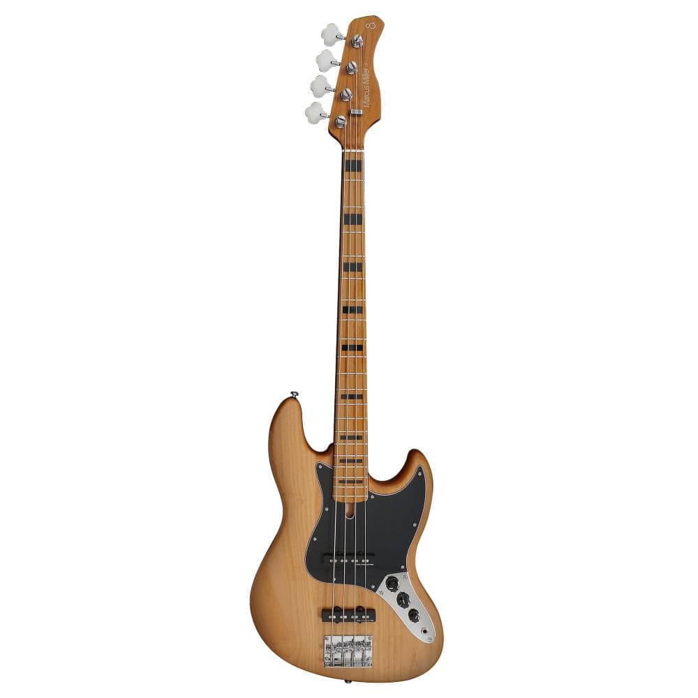 sire bass guitars natural sire marcus miller v5 alder 4-string bass guitar