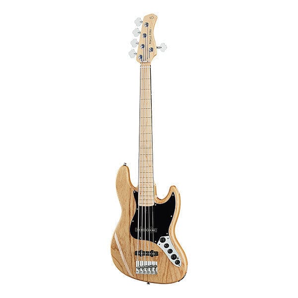 sire bass guitars natural sire marcus miller v7 5-strings vintage swamp ash fretless bass guitar
