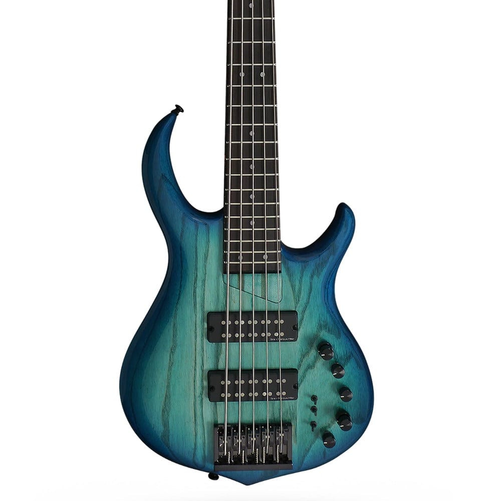 sire bass guitars sire m5 swamp ash marcus miller 5 string bass guitar #color_transparent-blue
