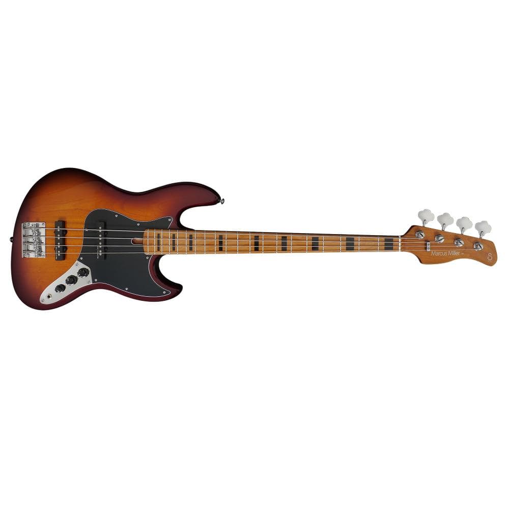 sire bass guitars sire marcus miller v5 alder 4-string bass guitar #color_tobacco-sunburst