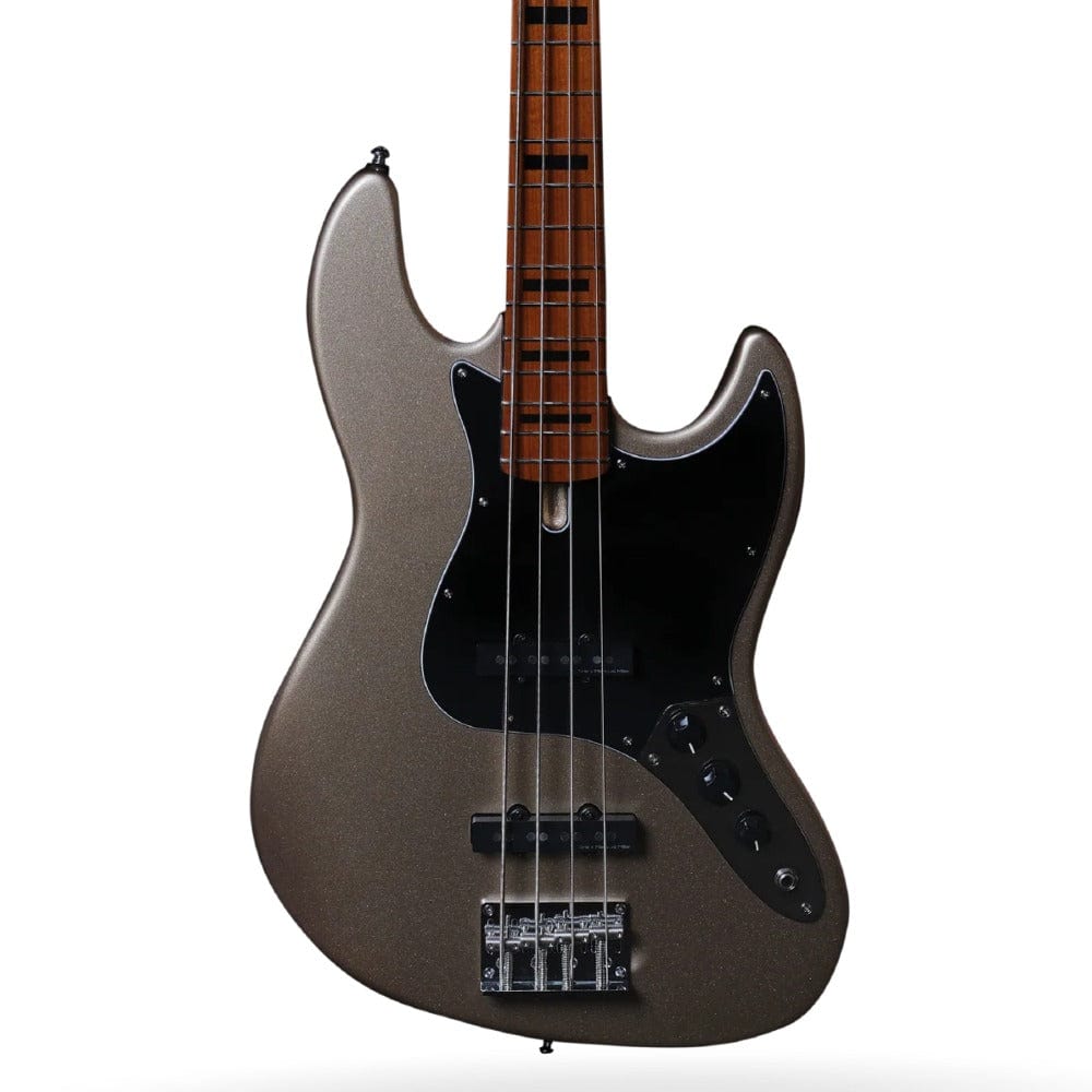 sire bass guitars sire marcus miller v5 alder 4-string bass guitar #color_champagne-gold-metallic