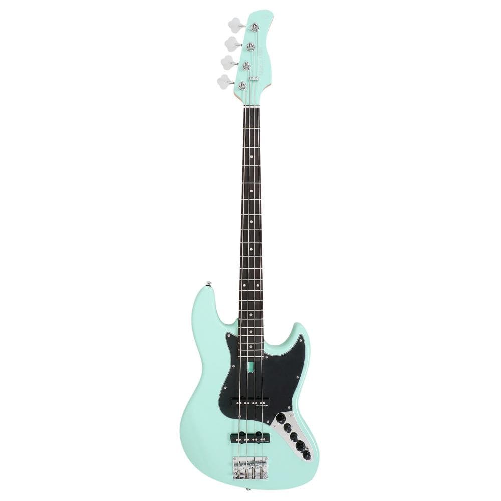 sire bass guitars sonic blue sire bass 2nd gen v3 4-string electric bass guitar