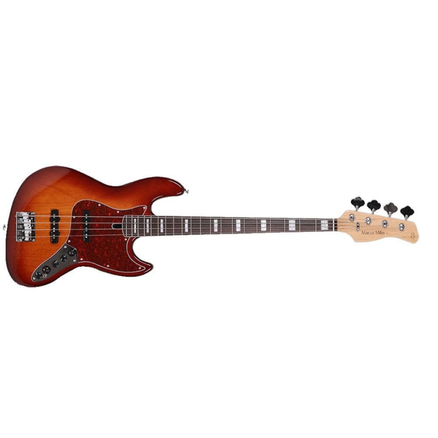 sire bass guitars tobacco sunburst - maple neck sire marcus miller v7 alder-4 4-string electric bass guitar #color_tobacco-sunburst---maple-neck