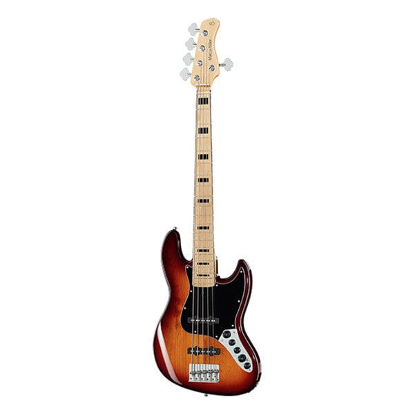 sire bass guitars tobacco sunburst sire marcus miller v7 5-string vintage alder bass guitar #color_tobacco-sunburst