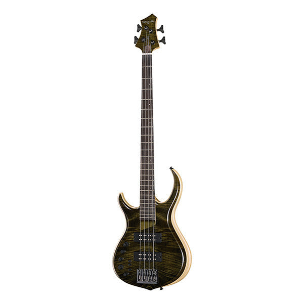 sire bass guitars transparent black-green sire marcus miller m7 4-strings lh swamp ash bass guitar #color_transparent-black-green
