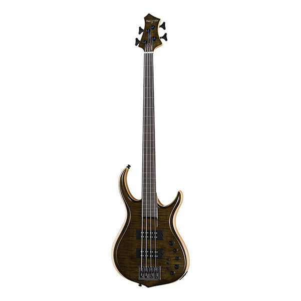 sire bass guitars transparent black-green sire marcus miller m7 4-strings swamp ash fretless bass guitar #color_transparent-black-green