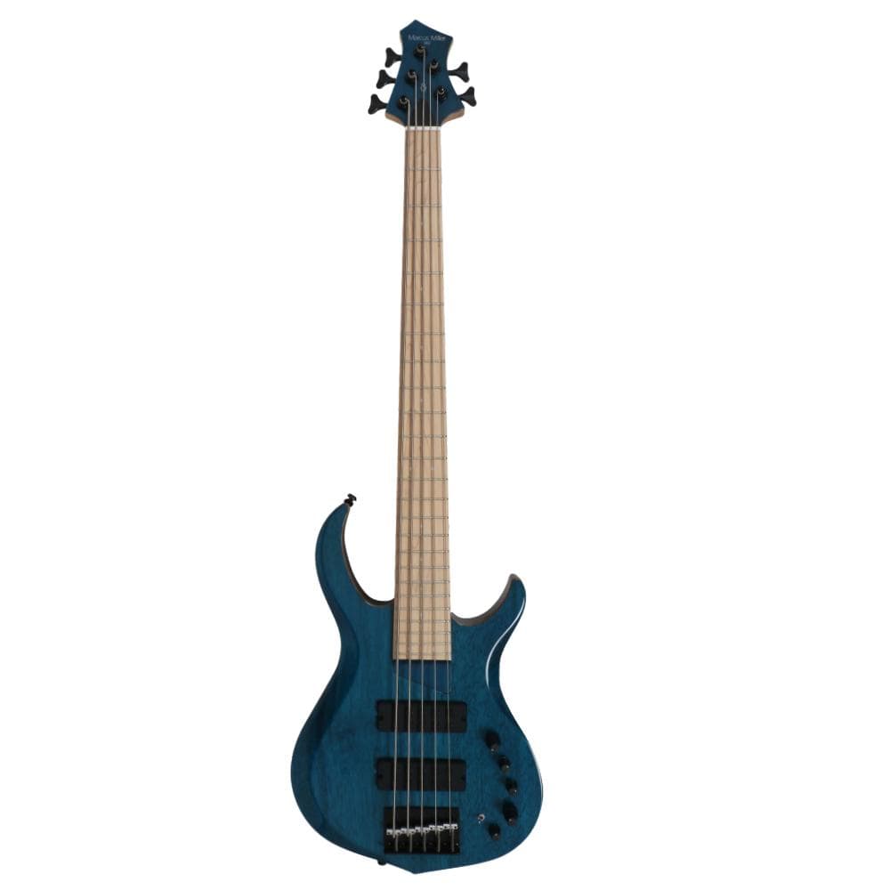 sire bass guitars transparent blue sire marcus miller m2 5-strings bass guitar
