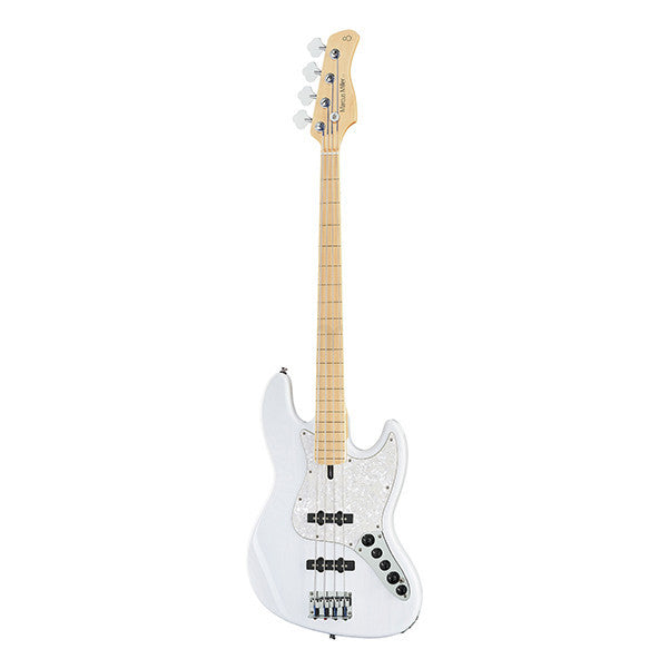 sire bass guitars white blonde sire marcus miller v7 4-strings swamp ash fretless bass guitar #color_white-blonde