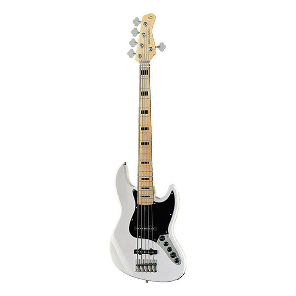 sire bass guitars white blonde sire marcus miller v7 5-strings vintage swamp ash bass guitar #color_white-blonde