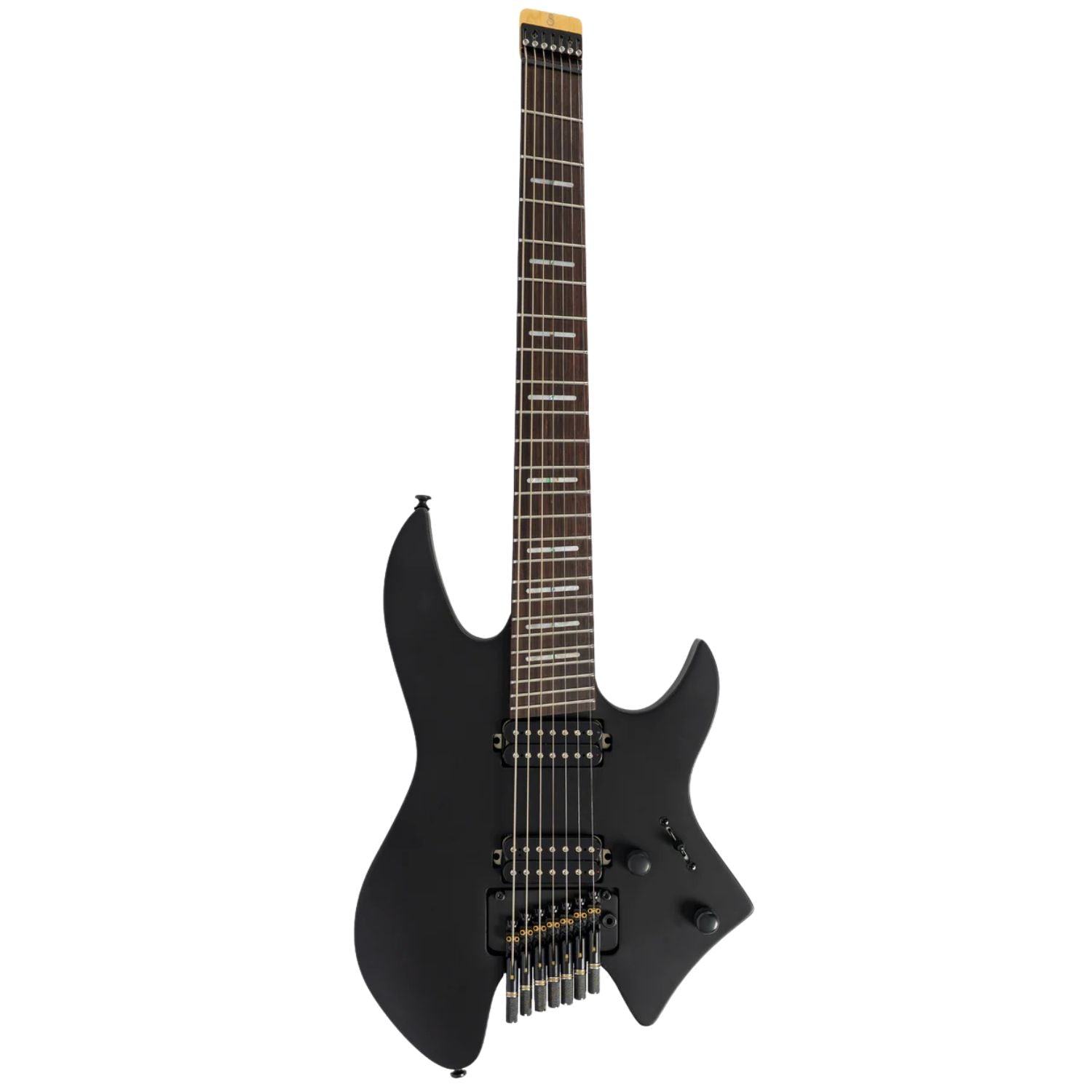 Sire Electric Guitars Black Satin Sire Larry Carlton X6 7-String Headless Electric Guitar #color_black-satin