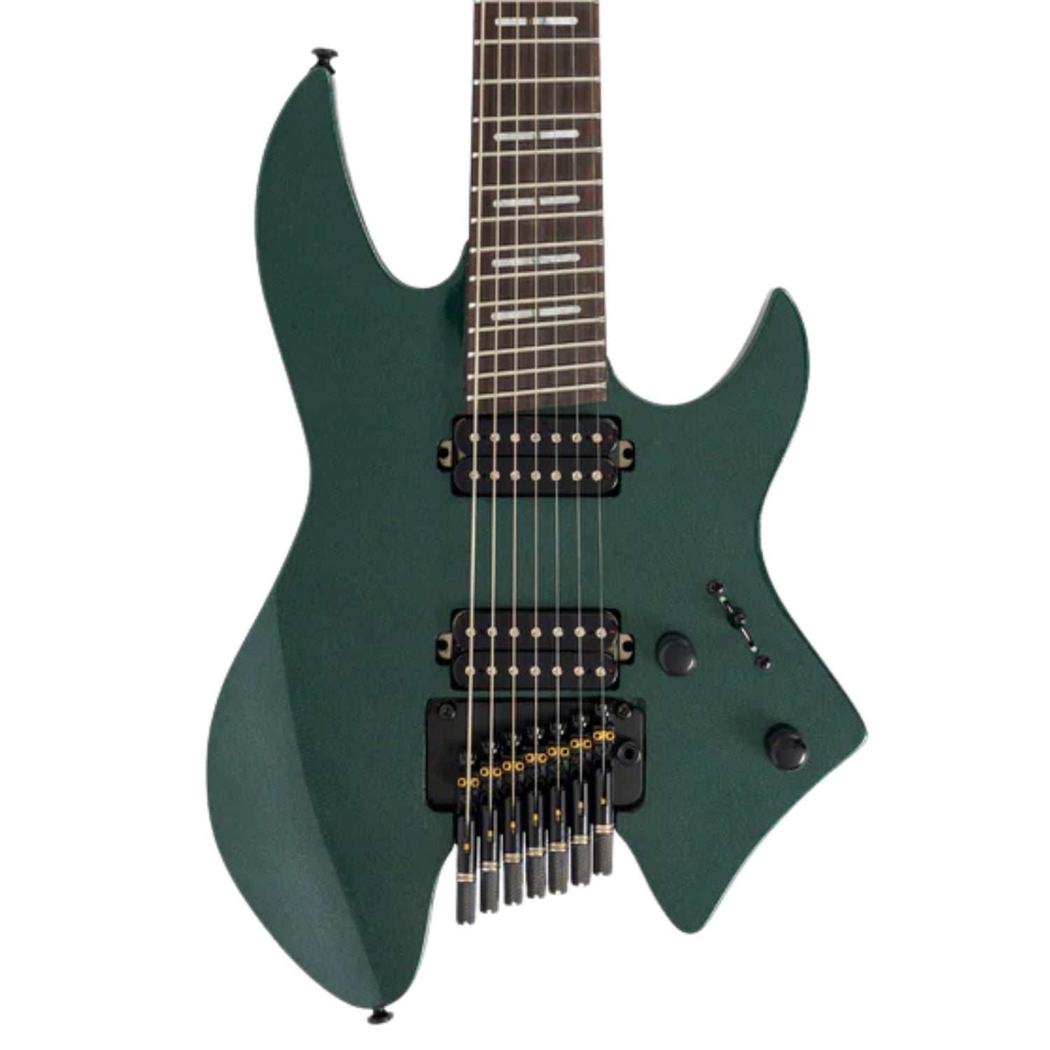 Sire Electric Guitars Sire Larry Carlton X6 7-String Headless Electric Guitar #color_metallic-green